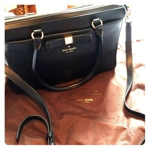Kate Spade black leather purse